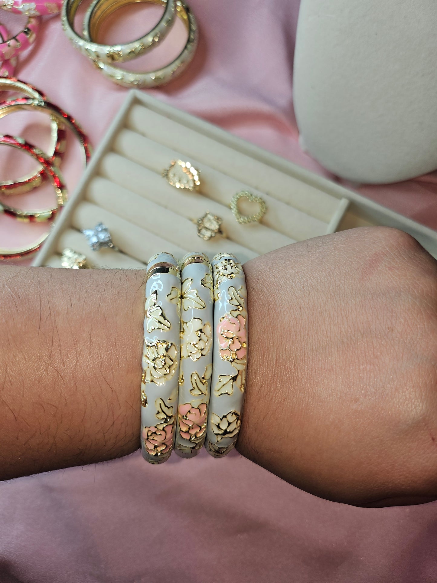 Flower Bangles