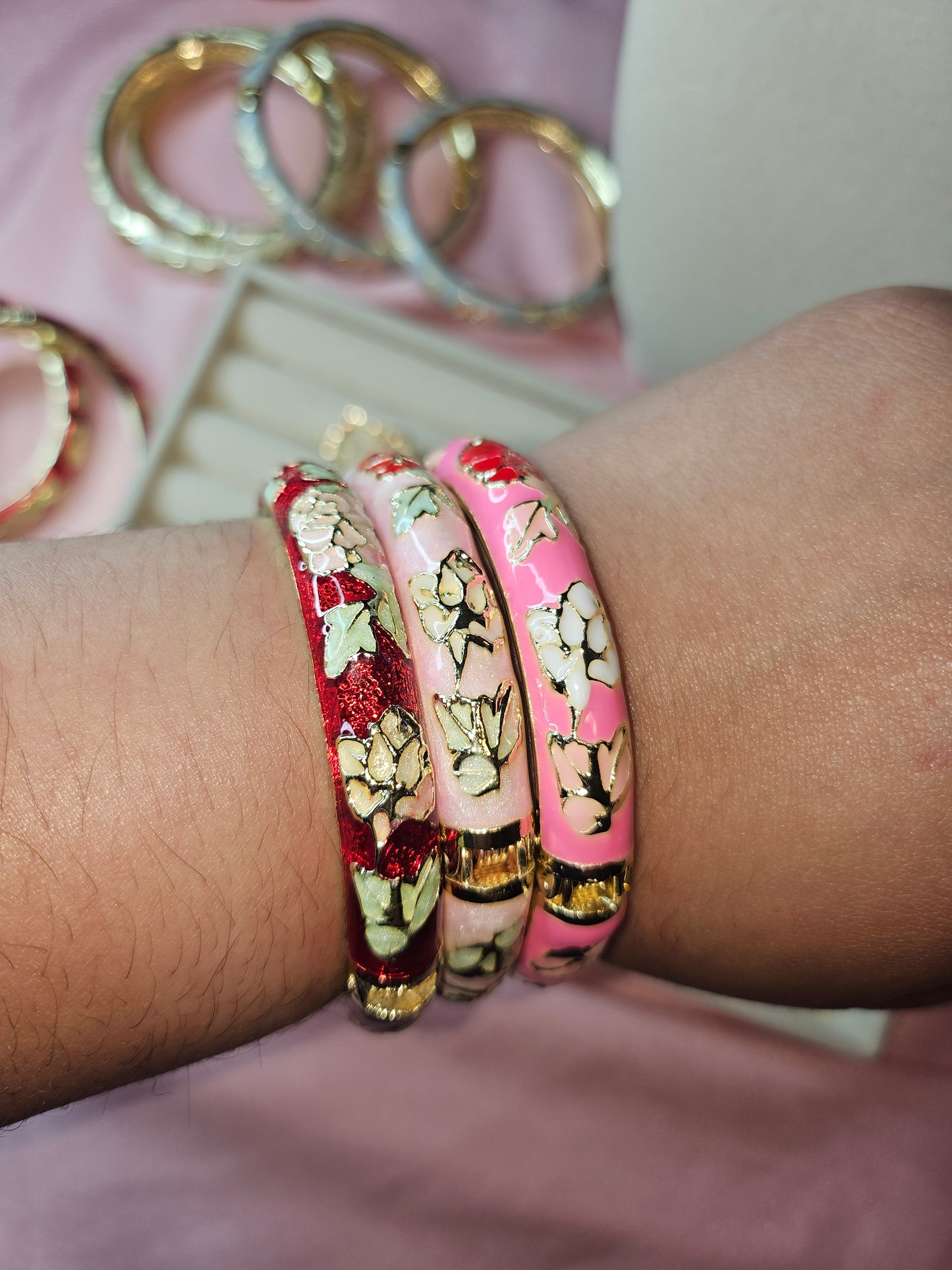 Flower Bangles