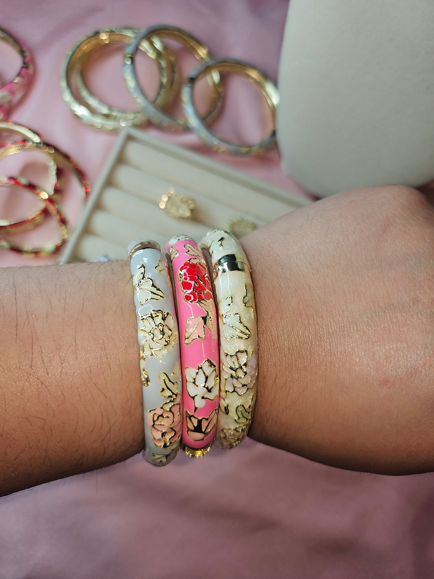 Flower Bangles