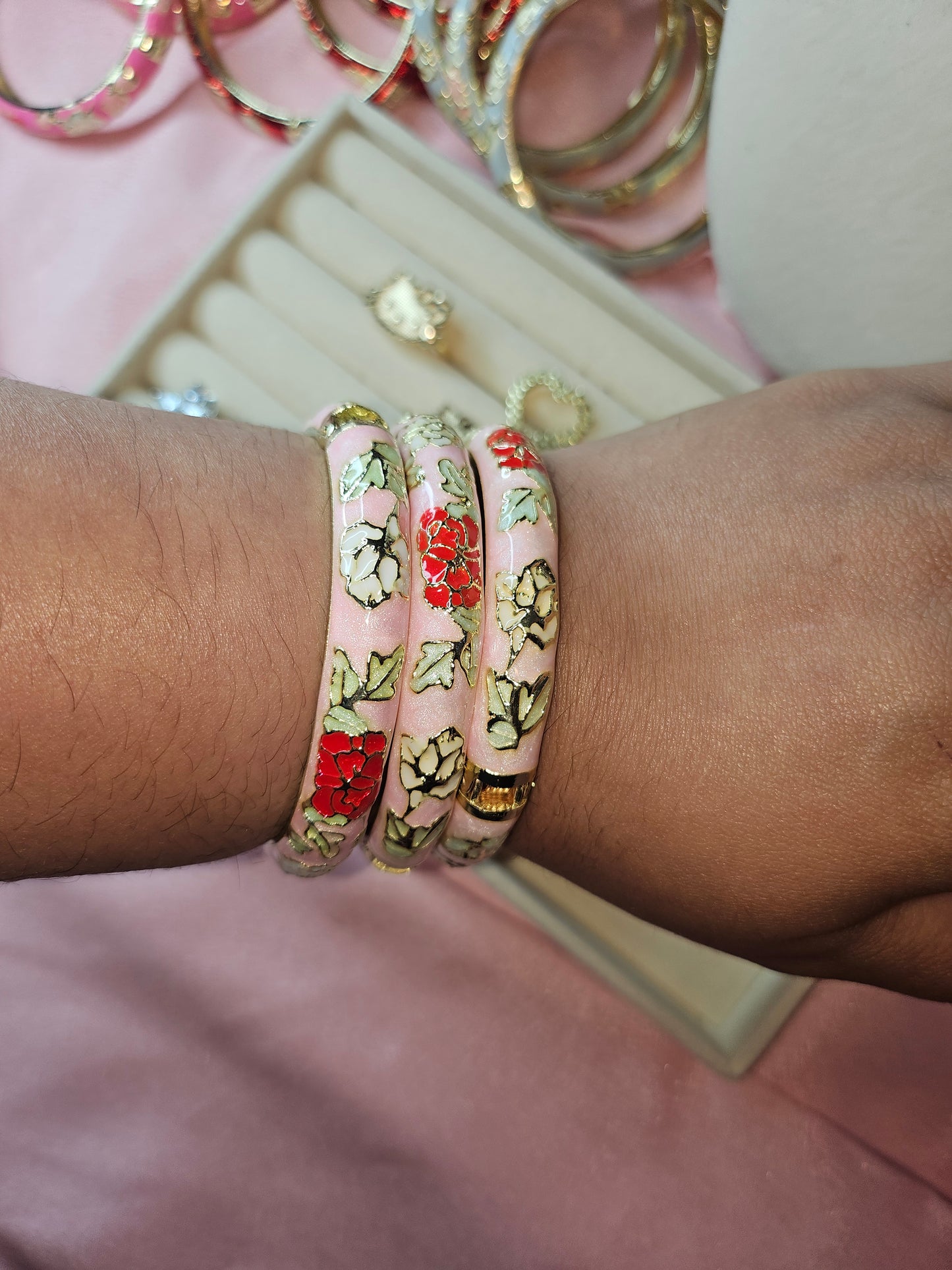 Flower Bangles