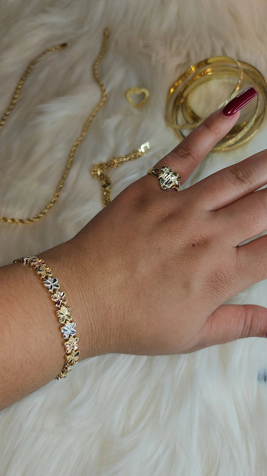 Butterfly Tricolor Bracelet