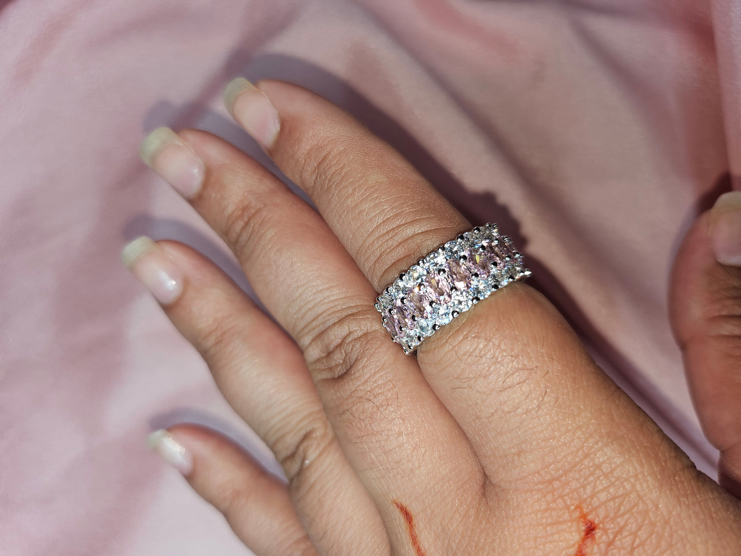 Pink Dmd Ring