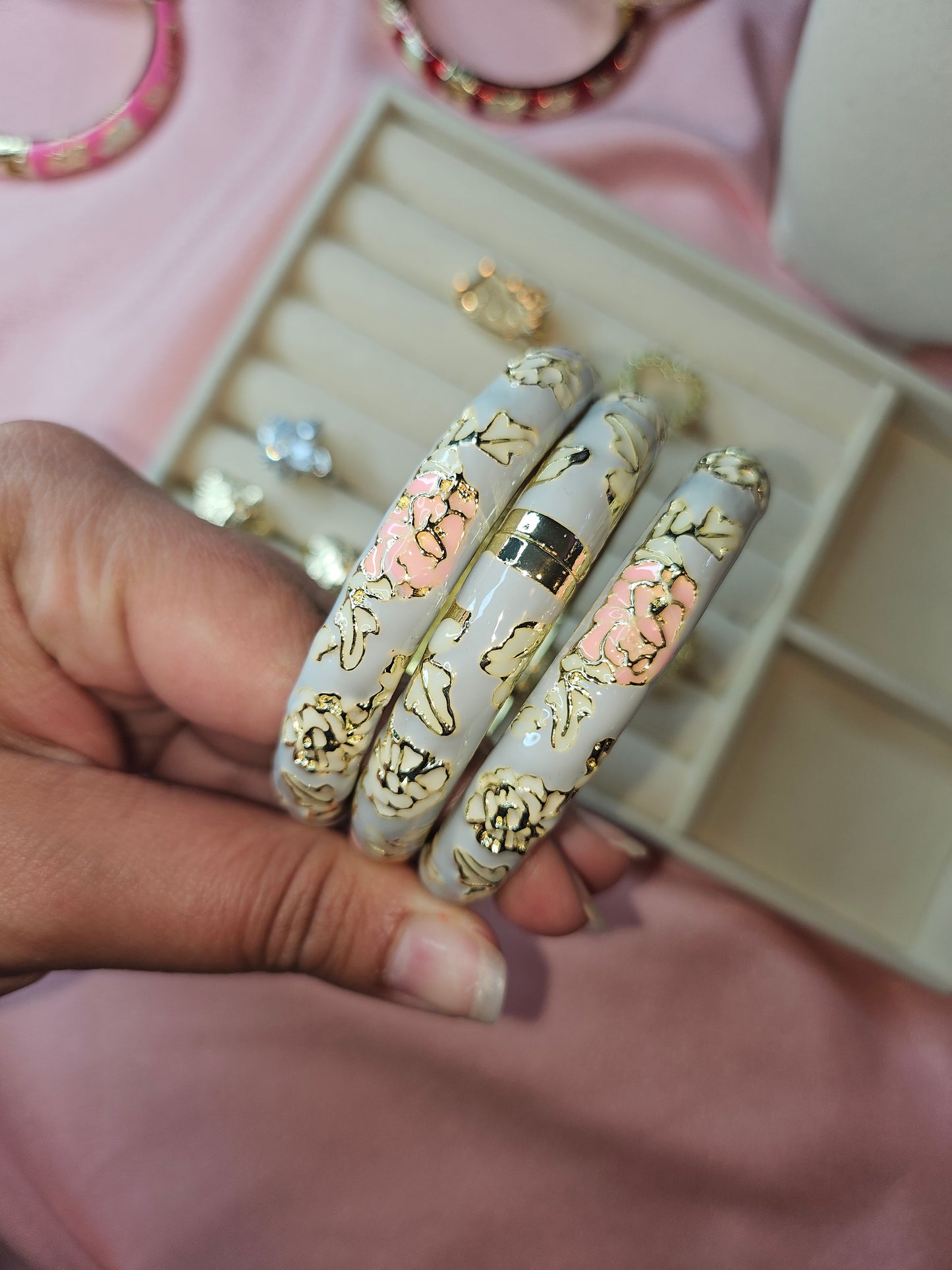 Flower Bangles