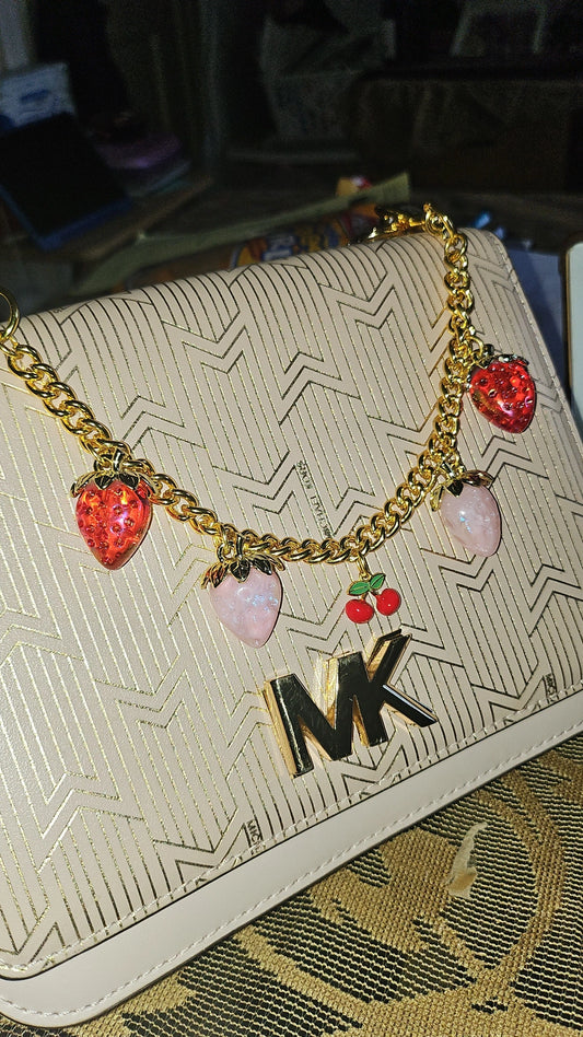 Strawberry 🍓 Bag Charm