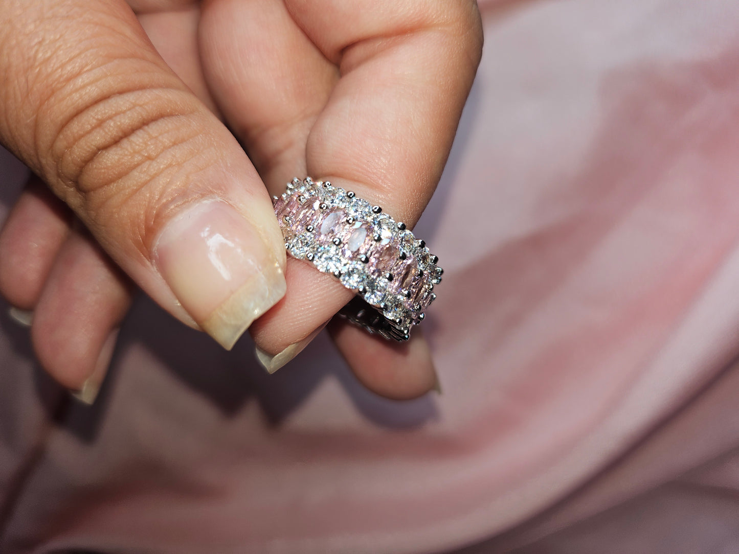 Pink Dmd Ring