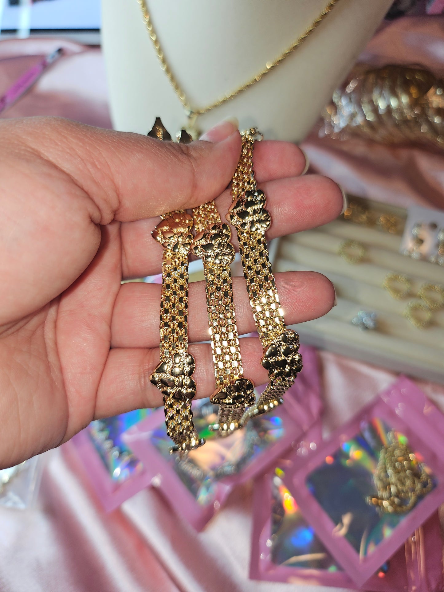 Heart Nugget Bracelet